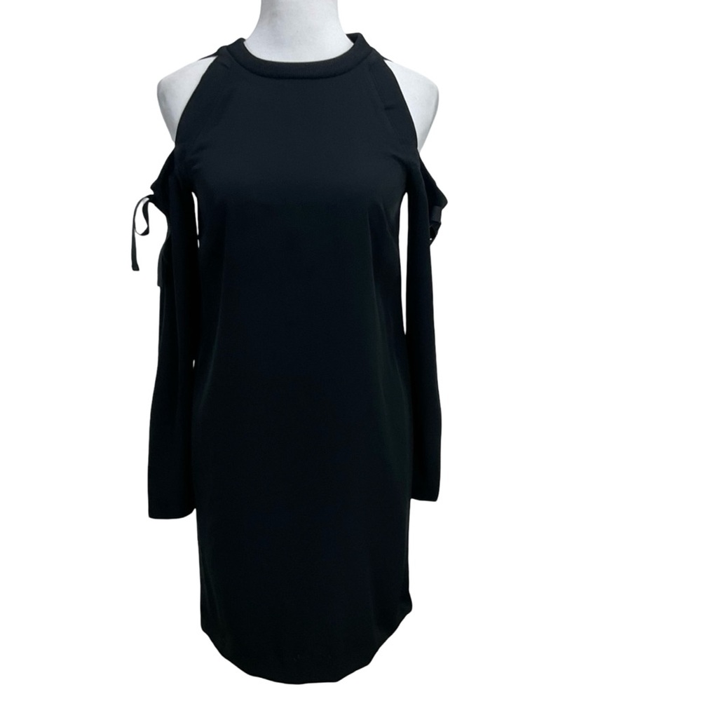 Simply Vera Vera Wang Black Off Shoulder Black Dress Size XS